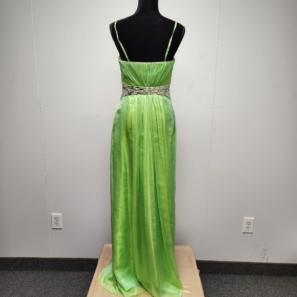Beautiful Prom Formal Gown in Chartreuse - Picture 13 of 13